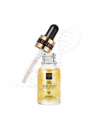 Сыворотка с уникальной формулой против преждевременного старения кожи senana 24k pure gold essence