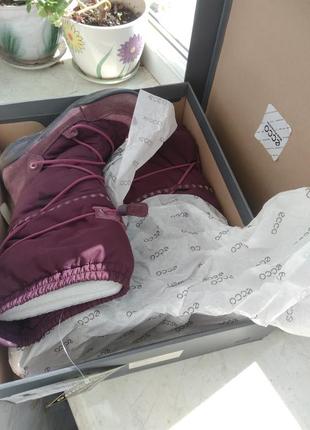 Зимние сапоги ecco gore-tex размер 35 3