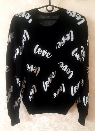 Свитерок в буквенный принт tezenis