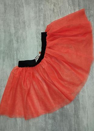 Неоновая яркая фатиновая юбка fancy dress