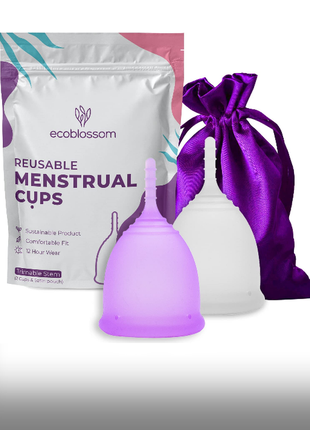 Менструальные чаши 2 шт. ecoblossom америка