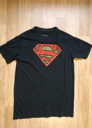 Футболка superman супермен чорна м