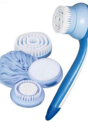 Массажная щетка для тела spin spa brush (wn-01)3 фото