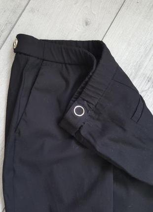 Стильные узкие брюки штаны из хлопка massimo dutti