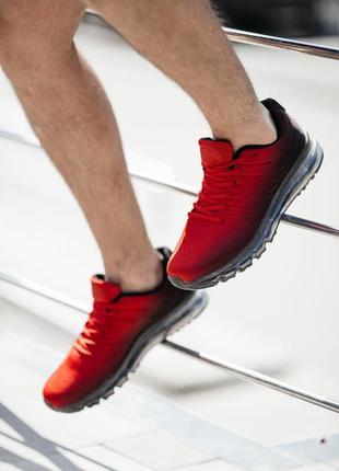 Мужские красные кроссовки под nike jomix 41,43 размер u9169redblack4 фото