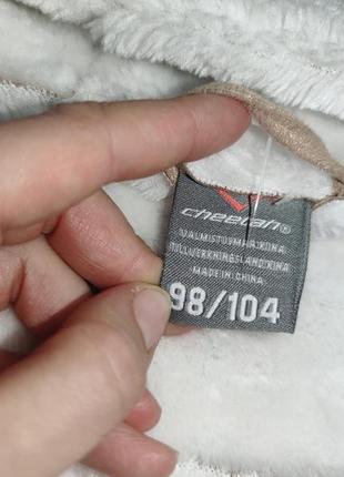 Утепленная демисезонная куртка дублёнка шубка cheecah 3-4 г (98-104см)10 фото