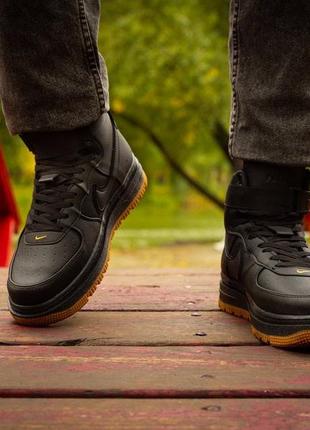 Осінні кросівки nike air force gore-tex black8 фото