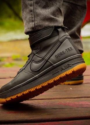 Чоловічі кросівки nike air force gore-tex black6 фото