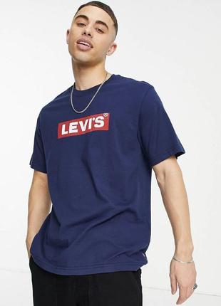 Levi’s мужская футболка оригинал бокс лого