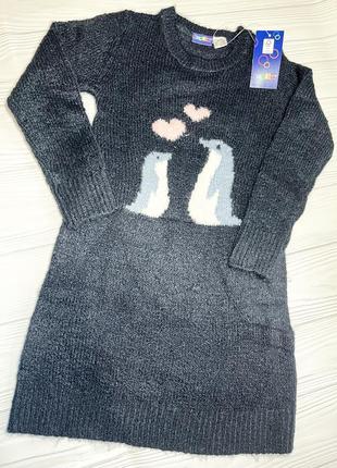 Дуже тепла сукня на для дівчинки.