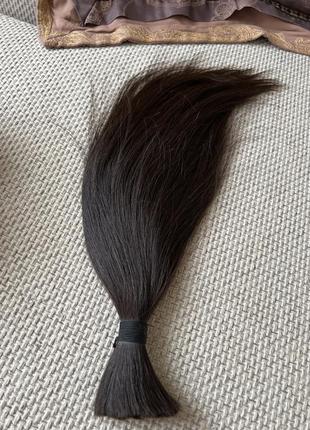 Зріз слов’янського волосся 41см 90грамм6 фото