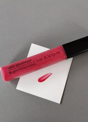 Блиск для губ ейвон червоний avon red strawberry shine3 фото