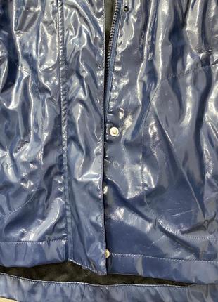 Лаковий глянцевий дощовик курточка