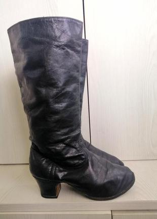 Жіночі чоботи, чоботи для танців, шкіряні чоботи, чоботи 35 розмір