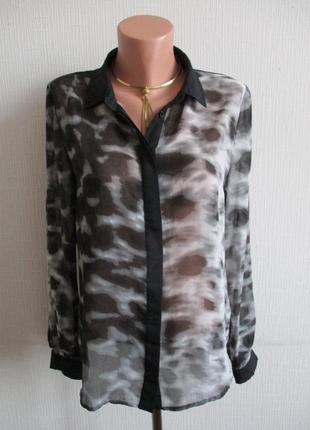 Шифоновая блузка в леопардовый принт definitions, нюанс!