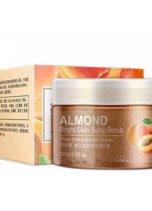 Скраб для тіла bioaqua body scrub almond на основі мигдалю 120 г2 фото