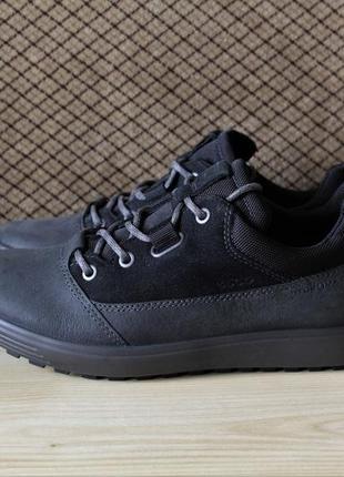 Кеди ecco soft 7 tred 450253 hydromax оригінал натуральний нубук