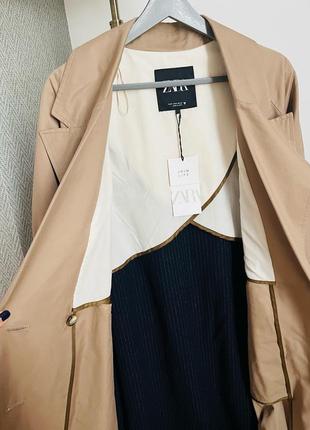 Невероятно красивый и теплый тренч zara новый