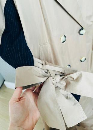 Невероятно красивый и теплый тренч zara новый