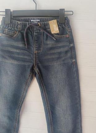 Нові трикотажні джинси next розм. 4-5 р./1104 фото