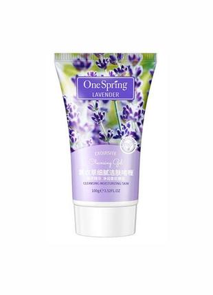 Гель для вмивання з екстрактом лаванди onespring lavander cleansing gel