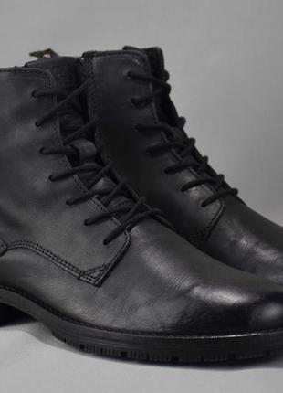 Jack jones jfworca leather черевики чоловічі шкіряні. португалія. оригінал. 42-43 р./28 см.2 фото