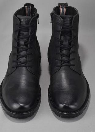 Jack jones jfworca leather черевики чоловічі шкіряні. португалія. оригінал. 42-43 р./28 см.4 фото