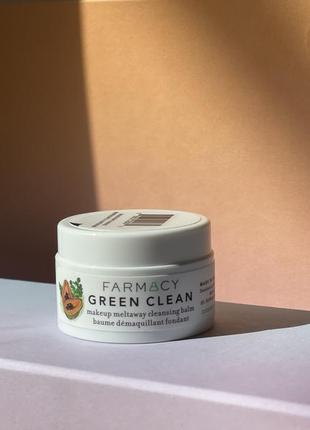 Farmacy green clean makeup removing cleansing balm - очищаючий бальзам засіб для зняття макіяжу