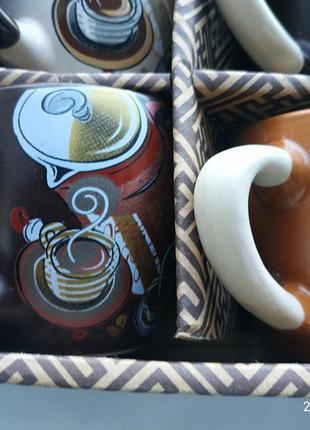 Червів кавовий, 12 предметів, кераміка3 фото
