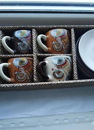 Сервиз кофейный, 12 предметов, керамика