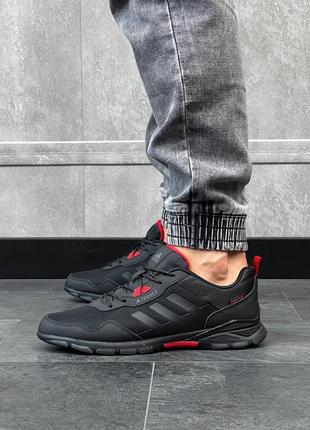 Чоловічі кросівки adidas terrex easy trail pure tex all black red5 фото