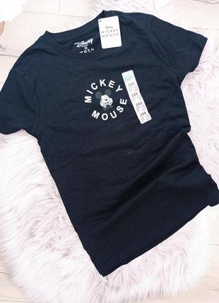 Жіноча чорна бавовняна футболка mickey mouse бренду primark&disney3 фото