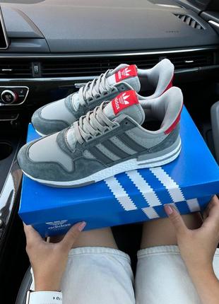 Чоловічі кросівки adidas zx500 rm gray red