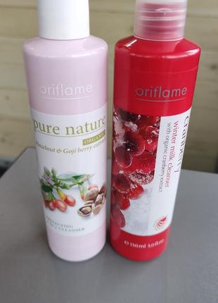 Средство молочко для зняття макіяжу оріфлейм oriflame pure nature