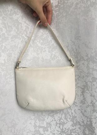 Шкіряна сумка багет кожаная сумка, натуральна шкіра кожа