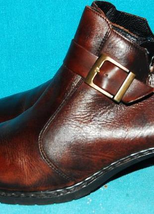 Зимние ботинки rieker 39 размер на меху6 фото