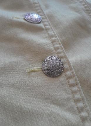 Джинсовий піджак лимонного кольору per una від marks&spencer3 фото