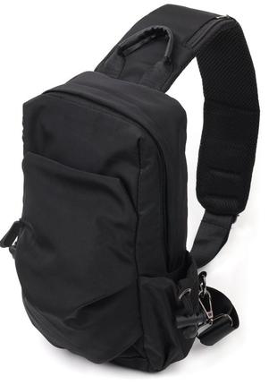 Универсальная мужская текстильная сумка vintage 20576 черный