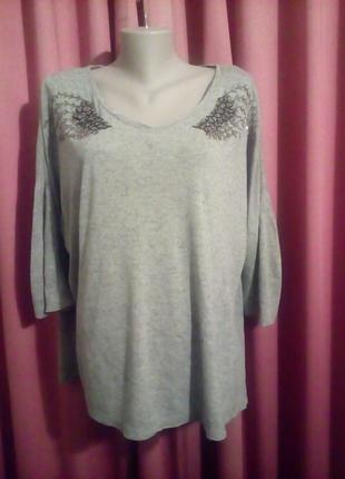 Кофточка с вышивкой бисером