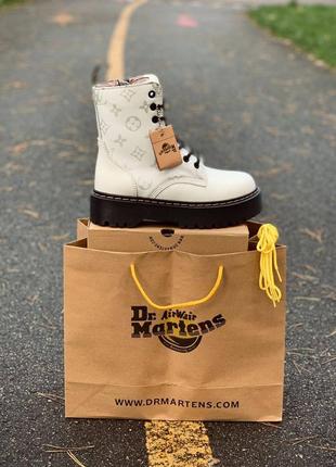 Зимові жіночі черевики dr. martens jadon/зимние женские ботинки доктор мартинс жадон5 фото