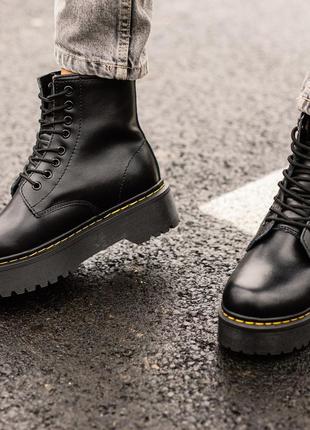 Зимові жіночі черевики dr. martens jadon/зимние женские ботинки доктор мартинс жадон3 фото