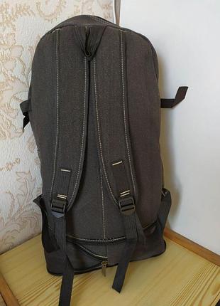 Рюкзак тактический 60 туристический большой трансформер ручная кладь брезентовый серый