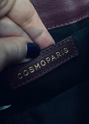 Нова дуже гарна шкіряна сумочка cosmoparis made in italy6 фото