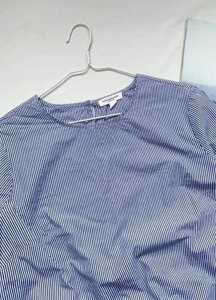 Рубашка, блуза, блузка, в полоску, полосатая, beachlunchlounge6 фото