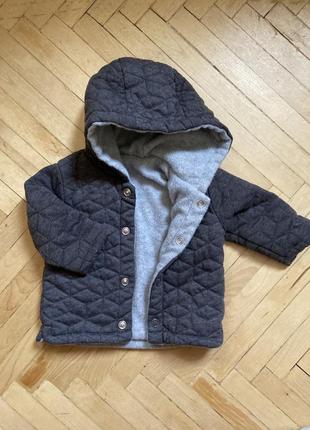 Кофта куртка теплая 68-74 см (6/9 месяцев)