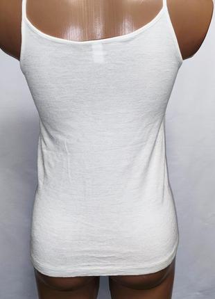 Шерстяная шелковая майка кружево термобелье usanza италия /6833/