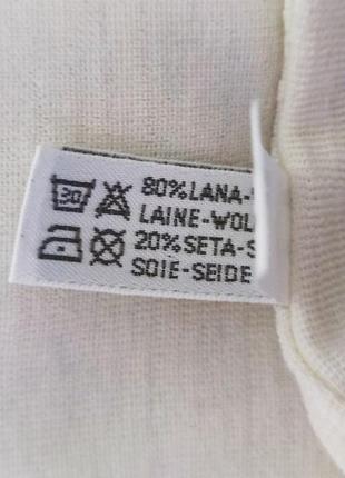 Шерстяная шелковая майка кружево термобелье usanza италия /6833/