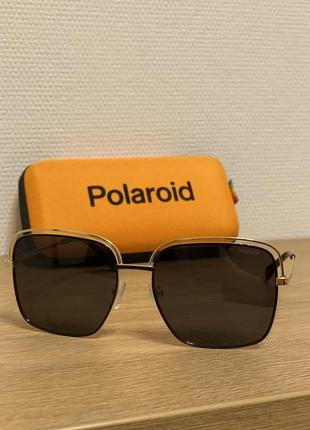Оригинальные солнцезащитные очки + фирменный футляр polaroid pld pld 4104/s 01q56sp
