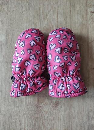 Детские термо варежки ,  германия ,  на 2-4 года.