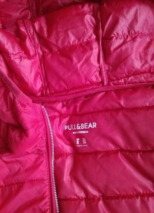 Красная куртка pull&bear4 фото